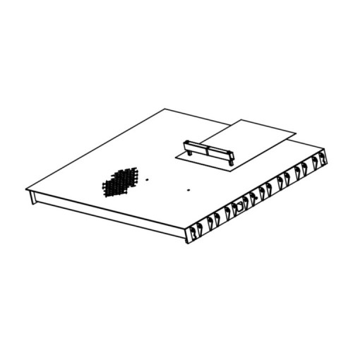HORMANN 310491 Платформа с противоскользящим покрытием для аппарели 405 мм, тип R / S