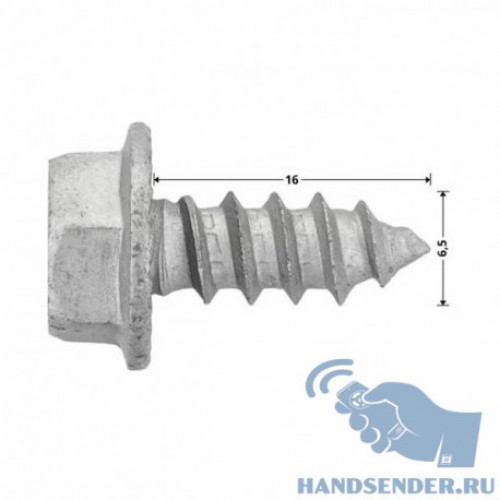Саморез по металлу A 6,5 × 16, GEOMET Саморез по металлу A 6,5 × 16, GEOMET